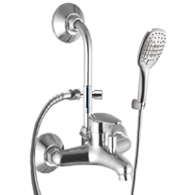 S.L Exposed Wall Mixer with Bend & H. Shower MRP - 6830